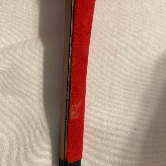 Authentic Jessica Simpson Suede Red High Heels Size 10 - Picture 7 of 10